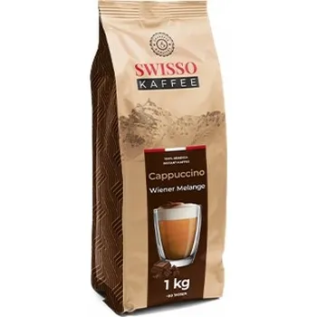 Káva Cappuccino Wiener Melange čokoládová Swisso Kaffee Premium 1 kg