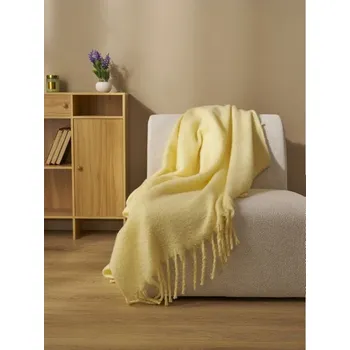 deka Sinsay - Deka s&nbsp;třásněmi - žlutá - 157HV-10X - 157HV-10X-ONE