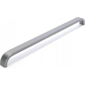 Nábytkové kování Nábytková úchytka reling šedá kartáčovaná 32,8 x 2 x 2,8 cm