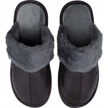 Pánské pantofle PAPUČE PÁNSKÉ Alessio domácí ZATEPLENÉ MĚKKÉ Kožíšek vel. 45-46