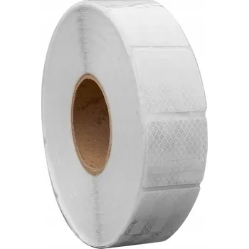 Reflexní páska samolepicí, konturovací, bílá, v segmentech - 1 METR