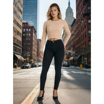 Dámské džíny Sinsay - Džíny skinny - černá - 206HC-99J - 206HC-99J-36