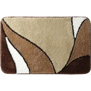 Koupelnová předložka Blancheporte Velmi hebká a hustá koupelnová předložka, motiv Rostliny kaštanová WC 50x40 cm