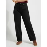 Sinsay - Wide leg džíny s opraným efektem Plus size - černá - 244HC-99J - 244HC-99J-52