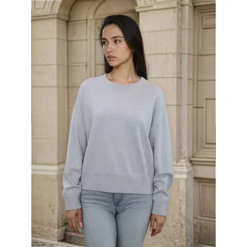 Dámský svetr Sinsay - Basic svetr s viskózou - šedá - 392GZ-09M - 392GZ-09M-L