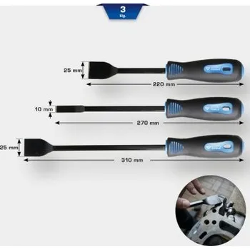 Ruční nářadí Brilliant Tools BT542025 Souprava škrabek, 3dílná