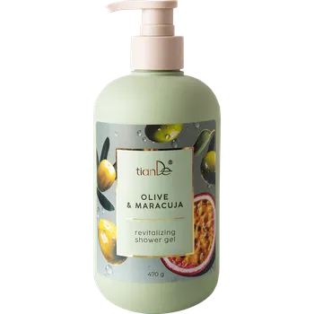 Koupelová kosmetika tianDe Revitalizační sprchový gel Oliva a maracuja, 470 g