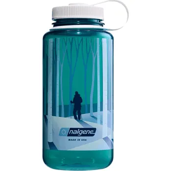 Láhev Láhev Nalgene Wide Mouth Landscape 1000 ml Barva: modrá/zelená