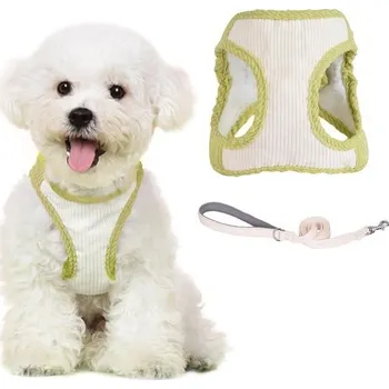 Postroj pro psa PawSailor No-pull postroj pro psy se sadou vodítek Zimní měkký plyšový psí postroj Postroj proti