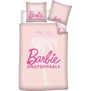 Prostěradlo Prostěradlo Barbie Nezastavitelné 140×200cm, 63×63 cm mikrovlákno