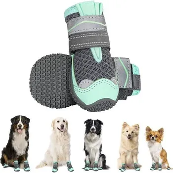 Dámské punčochy Boty Eyein pro psy Ochrana tlapky, balení 2 ks prodyšných bot pro psy s protiskluzovou podrážkou a