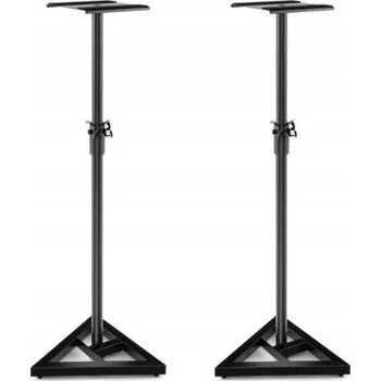 Stojany na reproduktory TL35699 s nastavitelnou výškou 97 - 157 cm, černé - N COSTWAY