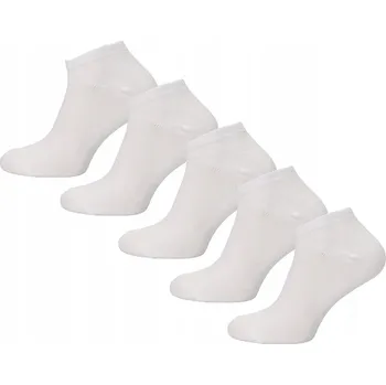 Pánské ponožky Dětské bílé Ponožky Ponožky vícebalení 5 kusů, velikost Feet 019/022 Mokida XMX
