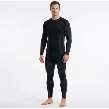Pánské tílko Termo komplet SPYDER Merino Baselayer Top Black Černá XL