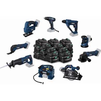 Sada nářadí Mega sada AKU nářadí 20V FERM 27 Ks