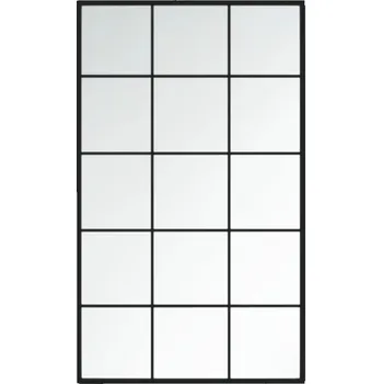 Zrcadlo Zrcadlo VidaXL nástěnné obdélníkové kovový rám 60 x 100 cm
