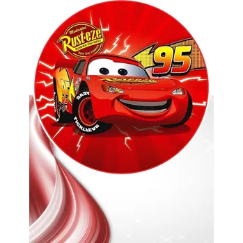Jedlá dekorace na dort "Cars 1" 20 cm (Fondánový list NEVYŘEZÁNO)
