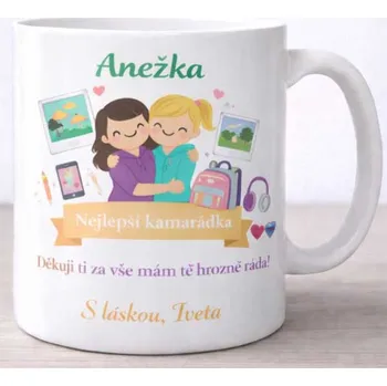 Hrneček pro kamarádku 11 - růžový