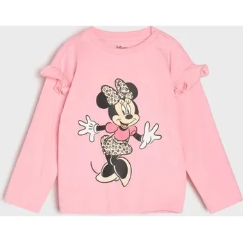 Sinsay - Bavlněná košilka s potiskem Minnie Mouse - růžová - 494GK-38X - 494GK-38X-86