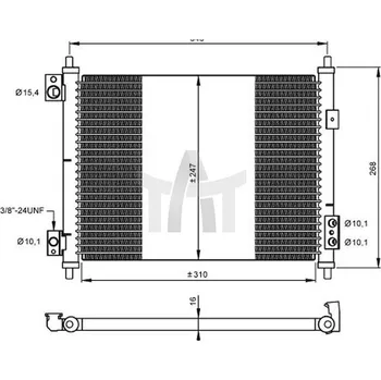 Klimatizace automobilu Kondenzátor, klimatizace NRF NRF35926