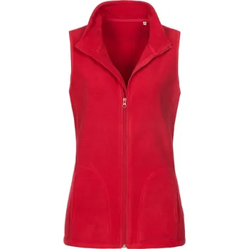 Dámská mikina STEDMAN Dámská fleecová vesta ČERVENÁ