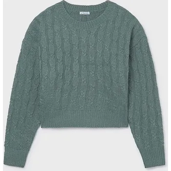 Dívčí svetr Dětský svetr Mayoral 7309.8A.Junior.9BYA zelená 77X, vel. 167