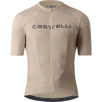 cyklistický dres dres Castelli Prologo Lite Jersey Clay/Gunmetal Gray XL