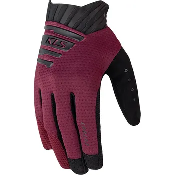 Cyklistické rukavice KELLYS Rukavice KLS CUTOUT LONG 022 wine M