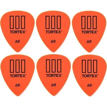Příslušenství pro strunný nástroj Dunlop 462R 0.60 Tortex TIII 6 Trsátko