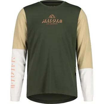 cyklistický dres volný dres s dlouhým rukávem Maloja HaunoldM. alpine woods multi XL