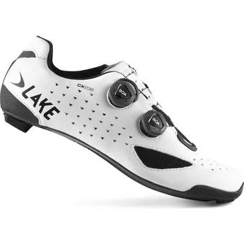 Pánské cyklistické tretry tretry LAKE CX238 Carbon bílé vel.44,5