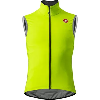Cyklistická vesta vesta Castelli Perfetto RoS 2 Vest Electric Lime M