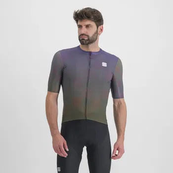 cyklistický dres dres Sportful Rocket Jersey Beetle Mulled Grape S