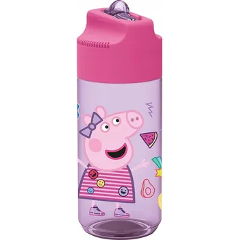 Plastová lahvička s brčkem Peppa Pig Core Hydro 430 ml