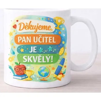 Hrneček pro pana učitele 5 - červený