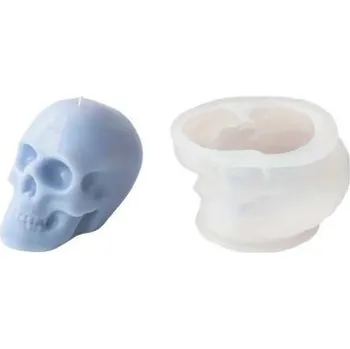 Silikonová forma na mýdlo a svíčku lebka