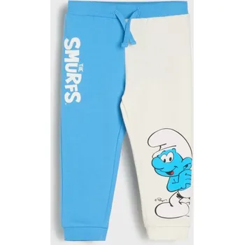 Sinsay - Kalhoty The Smurfs - krémová - 075FX-01X - 075FX-01X-86