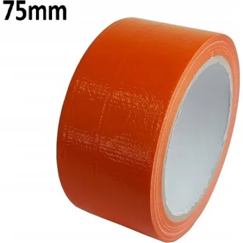 Lepicí páska 75mm/50m ORANŽOVÁ OPRAVNÁ LEPICÍ PÁSKA VYZTUŽENÁ (DUCT TAPE)