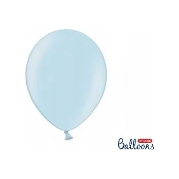 Balónek Latexové balónky PartyDeco Strong Metallic Baby Blue 30 cm 10 kusů