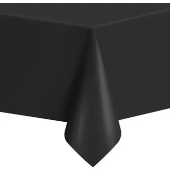 Jednorázový ubrus Ubrus černý plastový 137x274