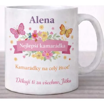 Hrnek pro kamarádku 5 - bílý