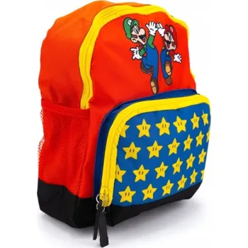 Dětský batoh Fashion UK vícebarevný Batoh do mateřské školy s motivem Super Maria s více přihrádkami