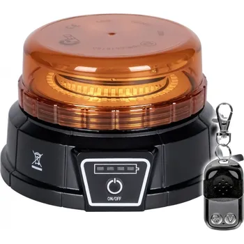 Přídavný světlomet maják LED magnetický s dálkovým ovládáním 12/24V 135x85mm