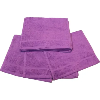 Dětský ručník pro mateřské školy 30x50 cm - Fialový