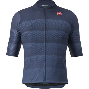 Cyklistické oblečení dres Castelli Livelli Jersey Belgian Blue L
