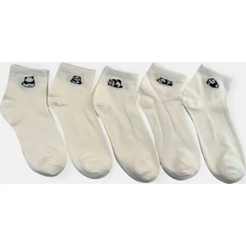 Sinsay - 5 balení ponožek - bílá - 929JL-00X - 929JL-00X-R34