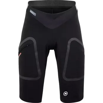 Cyklistické kalhoty volné kraťasy ASSOS TRAIL TACTICA Cargo Shorts T3 Black Series XLG