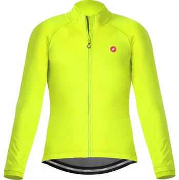 Cyklistická bunda bunda Castelli Competizione Jacket Electric Lime L