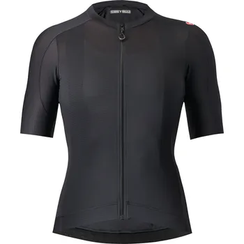 cyklistický dres dámský dres Castelli Espresso W Jersey Light Black XL