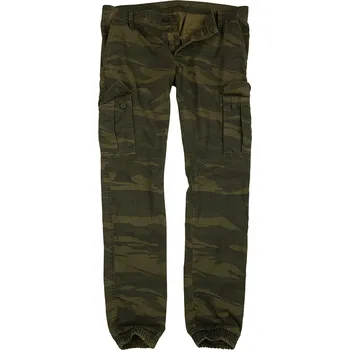 Pánské oblečení JOGGER KALHOTY Surplus BAD BOY Zelené Maskáčové - L
